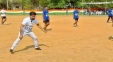 Revanth, Owaisi unwind with football, cricket