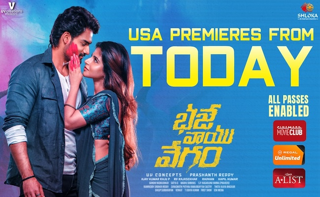 Bhaje Vaayu Vegam Movie USA Premieres Tonight