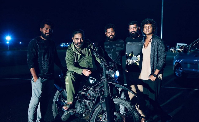 Pic Talk: Kamal Haasan Parks Sports Bike On Road