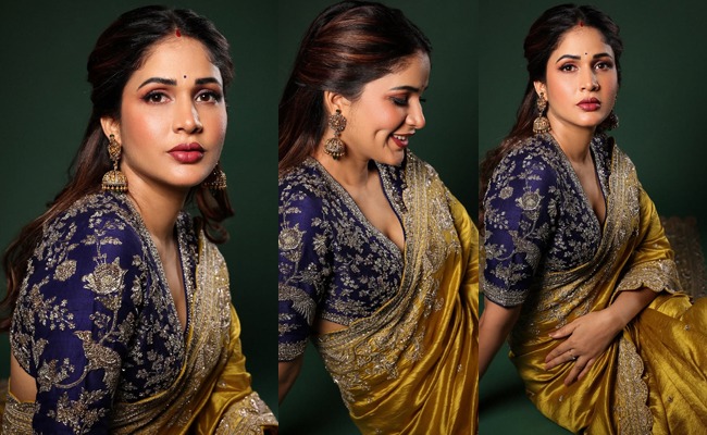 Pics: Konidela Bahu In Beautiful Royal Saree