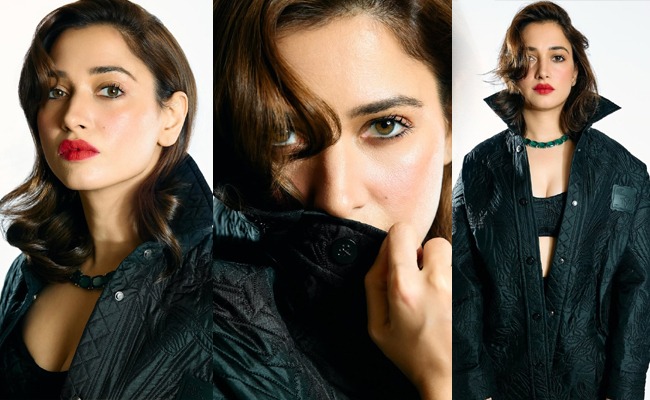 pHOTos: Tamannaah Dazzles In Bold Black Attire