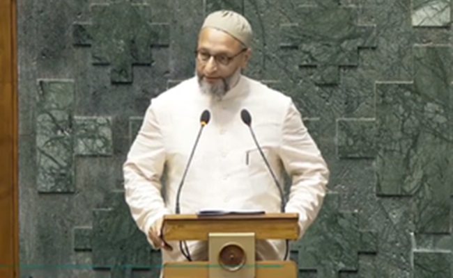 Owaisi raises 'Jai Palestine' slogan in Lok Sabha