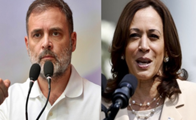 Did Rahul and Kamala Harris speak over phone?