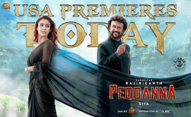 Rajnikanth's Peddanna Premieres Across USA Today