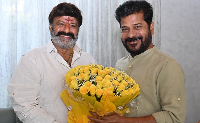 NBK Calls on Telangana CM Revanth Reddy