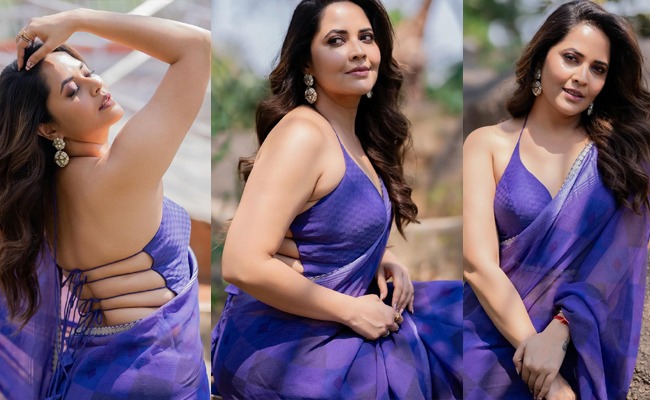HOT: Anasuya Mesmerizes In Gorgeous Saree