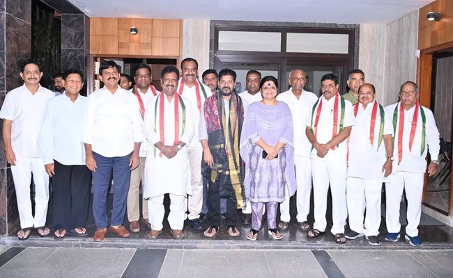 Midnight Drama: Six BRS MLCs Join Congress