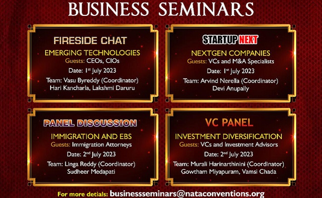 NATA business seminars boosts discussions about the IT industry