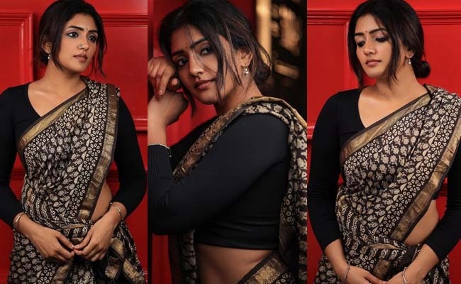 Pics: Warangal Lady's Beautiful Saree Poses