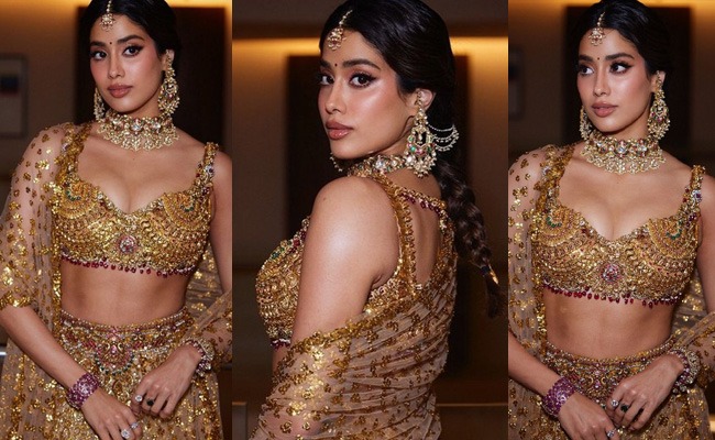 Pics: Jahnvi Loots Hearts With Her Angel Look