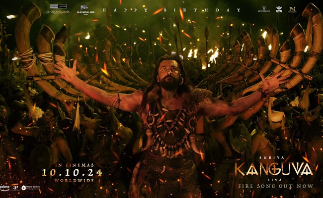 Suriya's b'day gift from Kanguva: Fire Song is FIRE