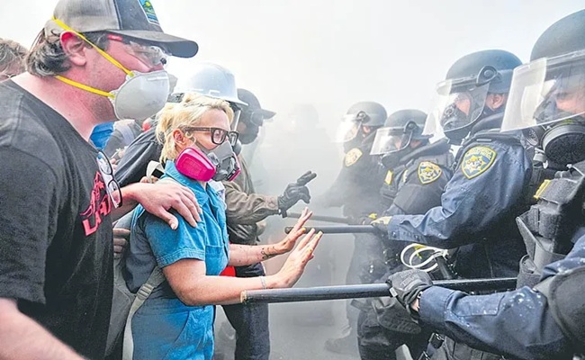 US: Curfew imposed in LA after protests, looting spark chaos