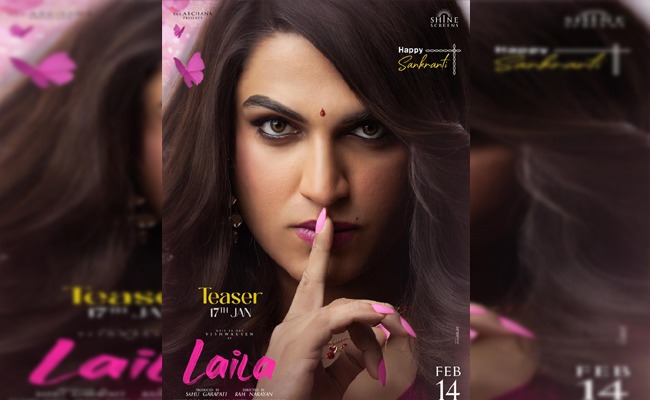 Pic Talk: Vishwak Looks Incredible Feminine As Laila