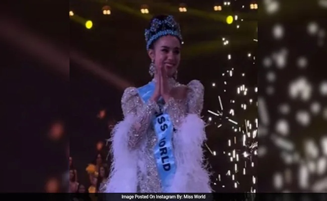 Opal Suchata Crowned Miss World 2025 In Hyd
