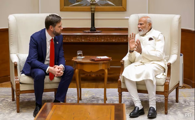 Vance says Modi approval rating makes him jealous