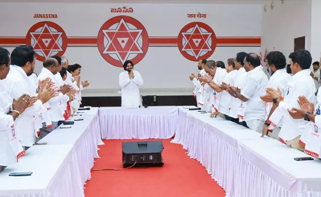 Pawan elected Jana Sena Legislature Party leader