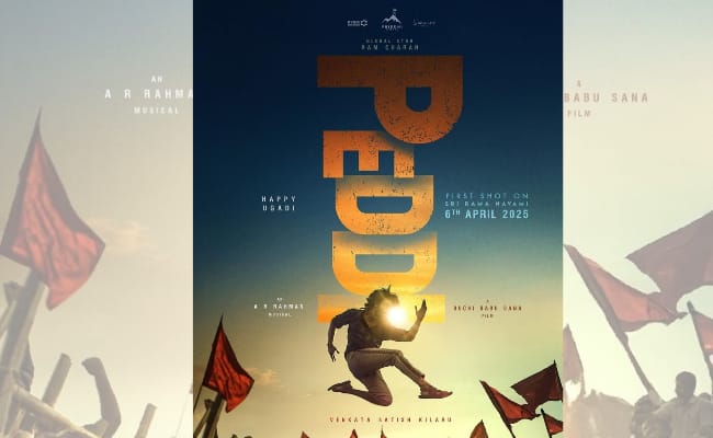Charan's PEDDI First Shot On Sri Rama Navami