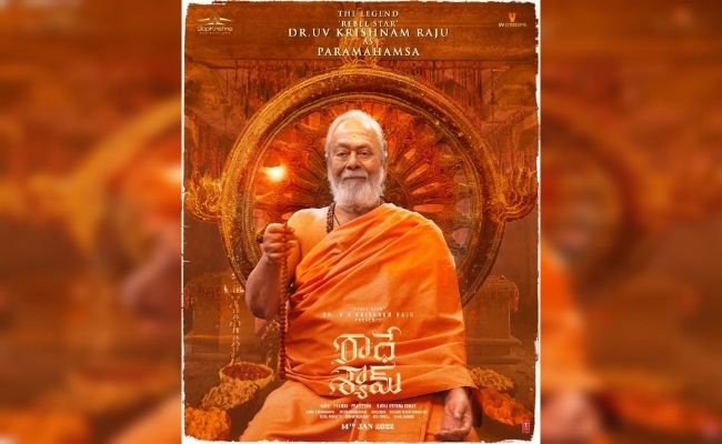 Pic: Rebel Star Krishnam Raju's Saffron Look