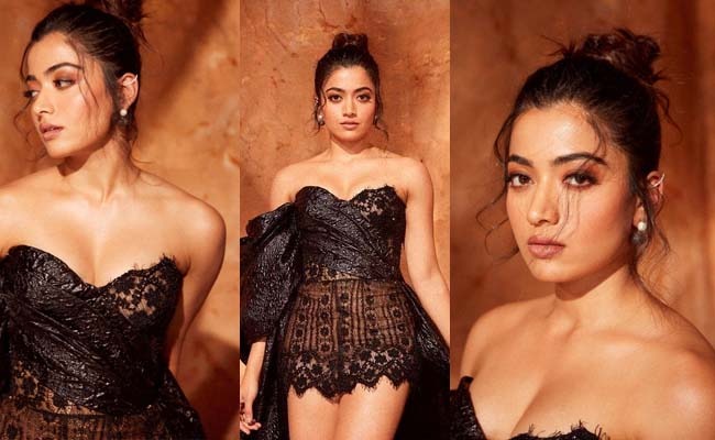 Pics: In Mumbai, Rashmika Dares to Bare!