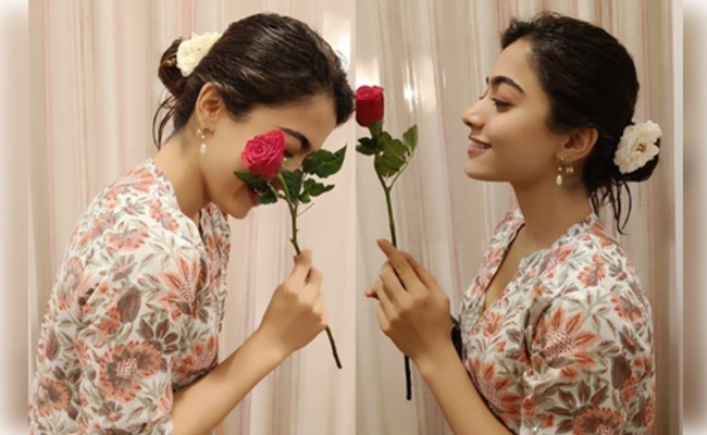 Rashmika buys flower for herself as an act of self-love