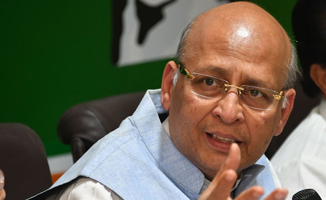 Singhvi and Narender Reddy are Cong candidates for RS 