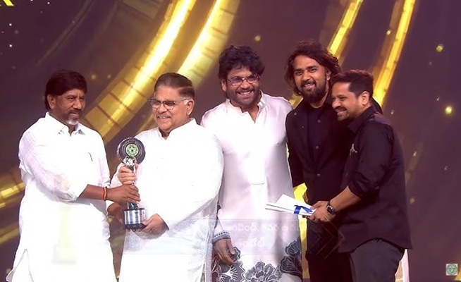 Prestigious Geetha Arts Doubles Gaddar Award Glory