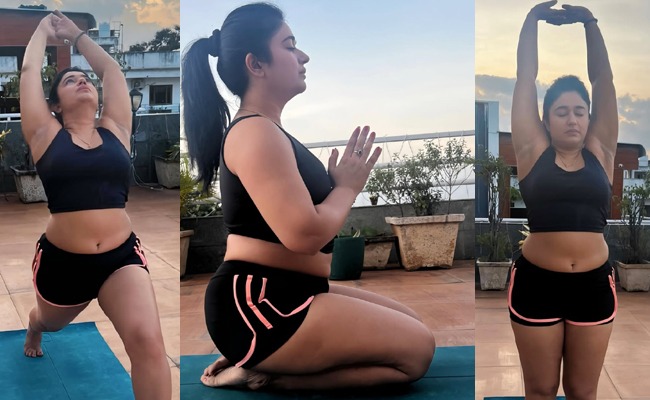 HOT: Chubby Beauty Caught Doing Yoga