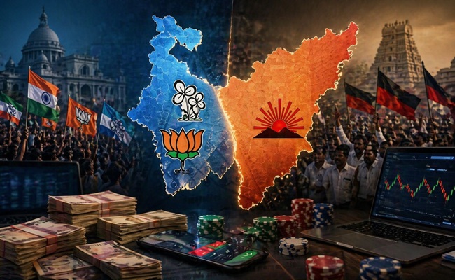 Betting market: Tight fight in WB, DMK best bet in TN