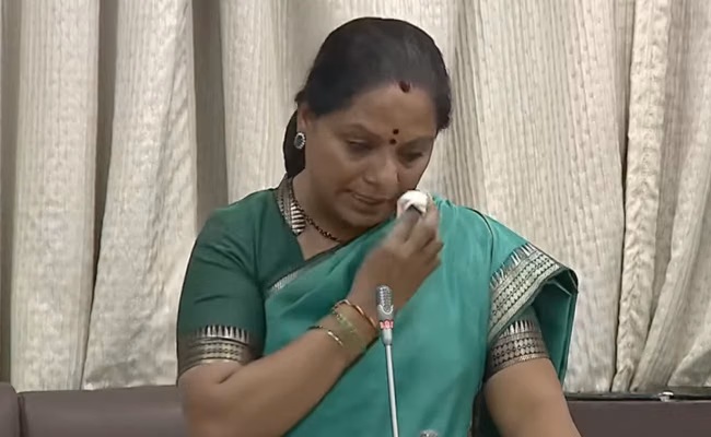 Kavitha breaks down in council, as she attacks BRS