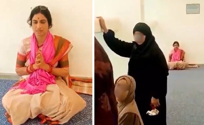 Madhavi Latha Kicks Up Row With Airport Prayers!