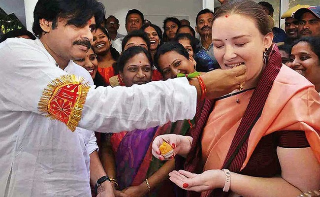 Pawan Kalyan Welcomes His Wife on Instagram