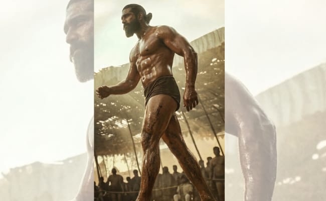 Pic: Broad Shoulders, Heavy Chest, Charan's Pehelwan Vibe