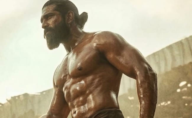 Pic: Broad Shoulders, Heavy Chest, Charan's Pehelwan Vibe