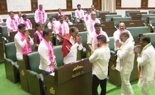 KCR in assembly: Just for five minutes!