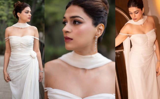 HOT: Miss Das Poses In White Hot Elegance