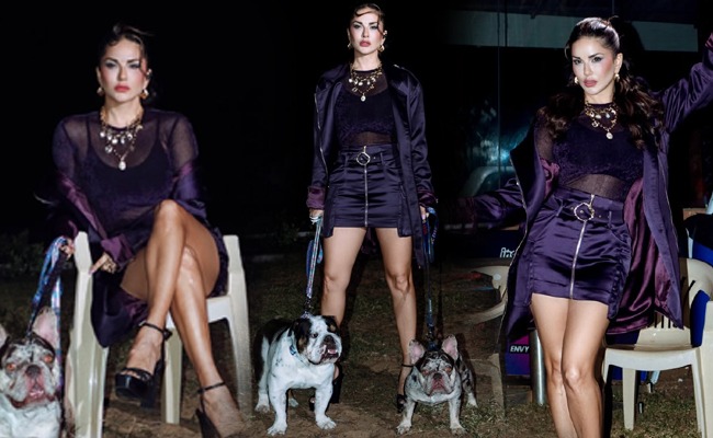 Sunny Leone's Thigh-High Glam Breaks The Internet