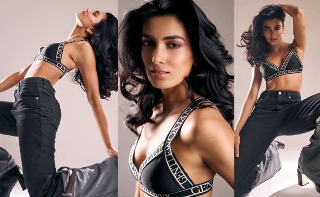 HOT: Slim And Fit Beauty In Black