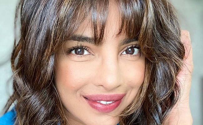 Priyanka chops hair, flaunts her bangs