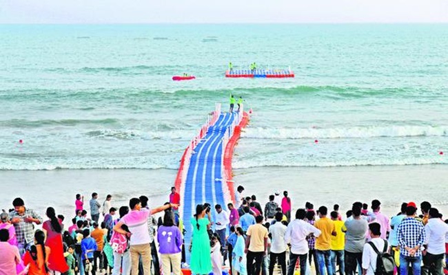 Mock Drill on Floating Bridge Creates Flutter in Vizag