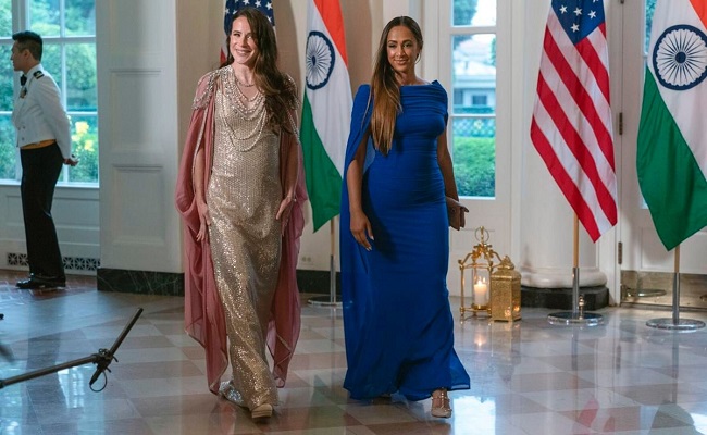 Who was the Indian-origin woman with President Biden's daughter?