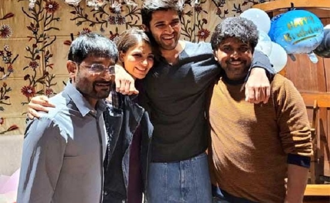 Vijay Deverakonda's b'day bash on 'VD11' sets