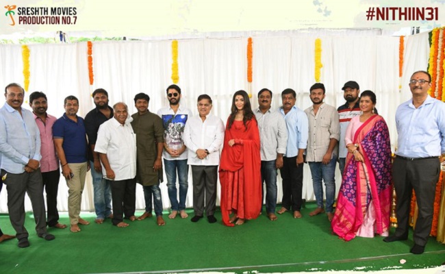 Allu Aravind Claps, Anil Ravipudi Directs Nithiin