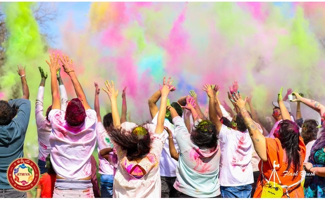 ATMIYA Celebrates Holi in Dallas, Texas