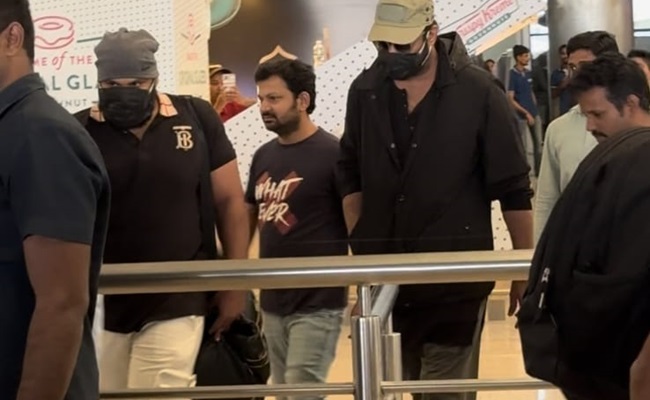 Finally, Prabhas Returns to Hyderabad