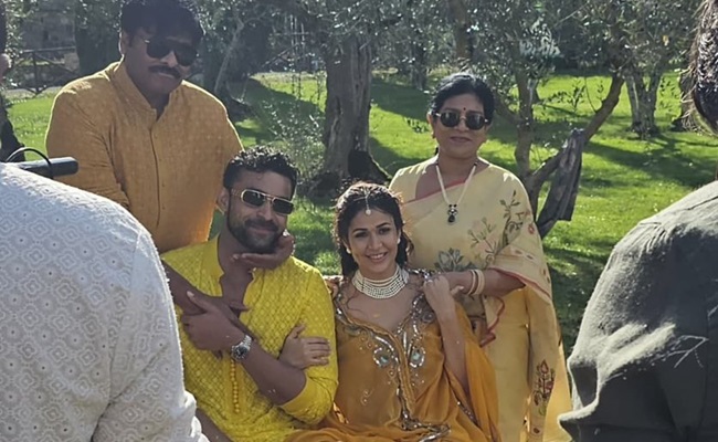 Pics: Varun-Lavanya's DREAMY Haldi Ceremony