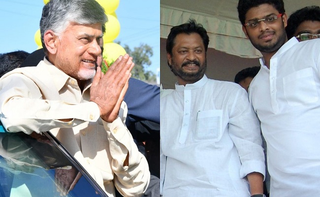 Ex-MP in Congress, sends his Son into TDP?