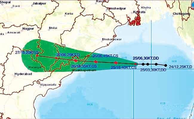 Andhra on alert as cyclone 'Gulab' set to make landfall