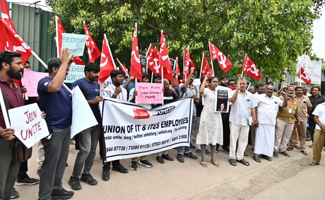 TCS Denies 30,000 Layoffs Claim After Union Protests