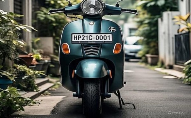 Rs 1 Lakh Scooter, Rs 14 Lakh Number Plate!