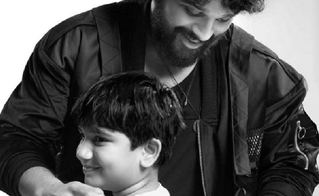 Allu Arjun spends some quality time with son Ayaan